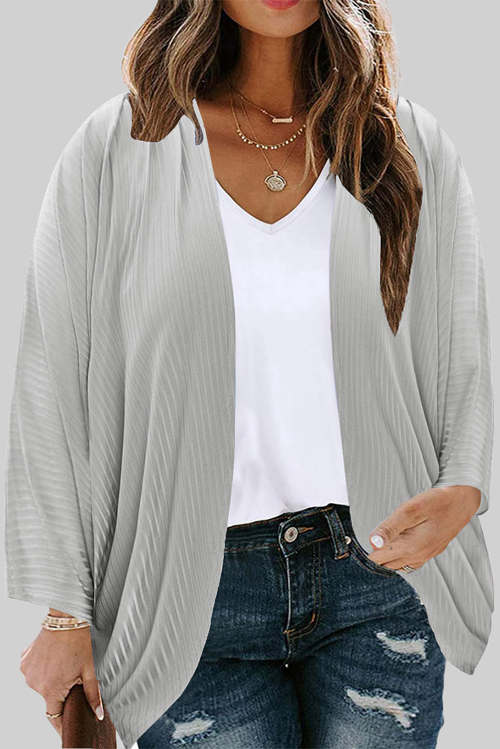 US$ 6.3 - Gray lets-grab-brunch-cardigan-rosewoodc - www.mshiying.com