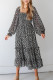 Black Sweet Excellence Smocked Floral Maxi Dress MDR1945