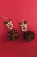 Chestnut earrings