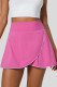 Bonbon High Waist Contrast Edge Pocketed Lined Wrap Bikini Bottoms