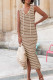 Khaki Stripe dress